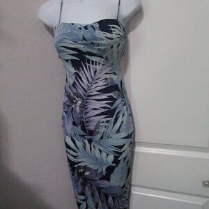 APRICOT LANE MULTI COLOR BODYCON MIDI DRESS NWT SZ SMALL